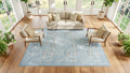 Botanical Washables Light Blue Multicolor