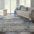 Rustic Textures Ivory Blue