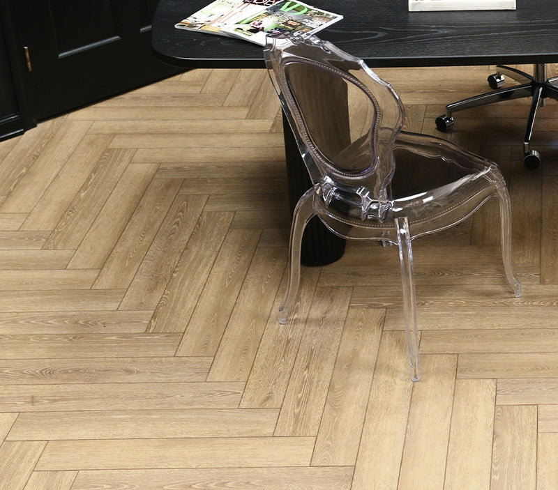 Coretec Plus Enhanced Herringbone Carthage Oak