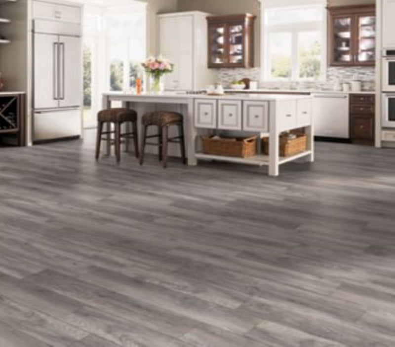Rigid Core Elements 6x48 with Pad Honey Creek Hickory Early Morning Haze