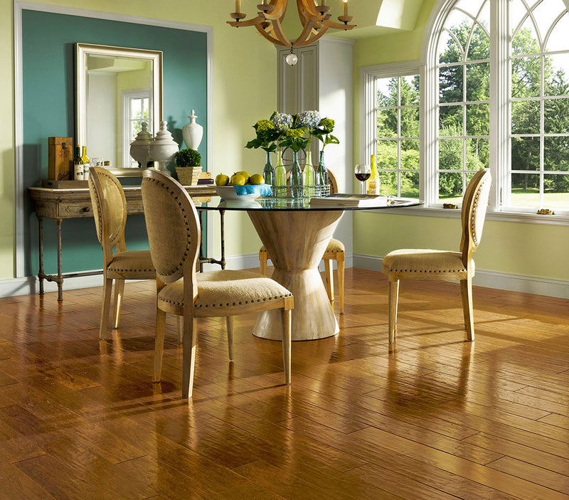 American Scrape Hickory Engineered Amber Grain