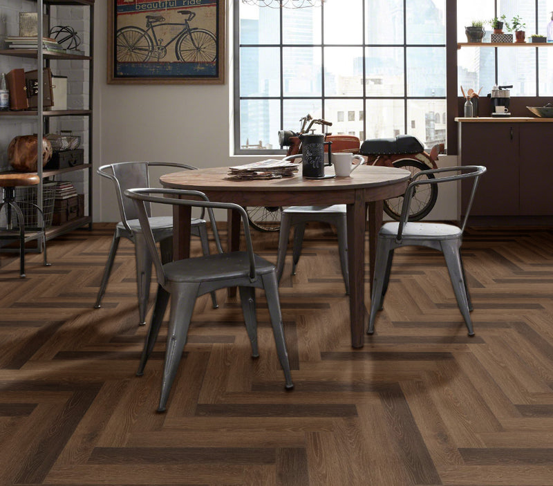 Coretec Plus Enhanced Herringbone Rome Oak