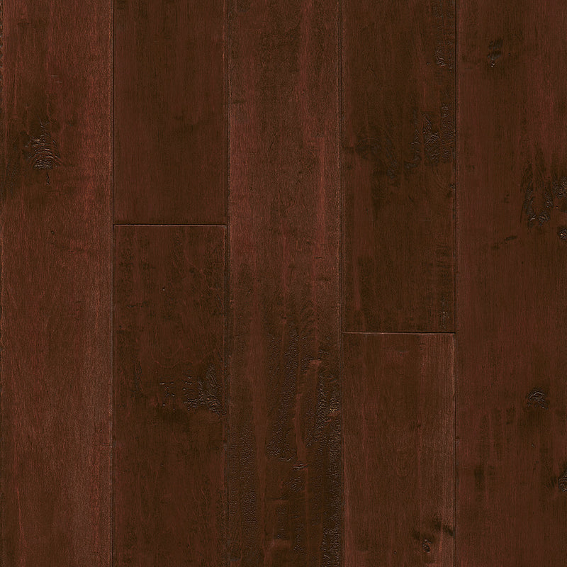 American Scrape Maple Solid Cranberry Woods