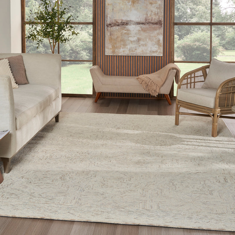 Interlock Blue Ivory