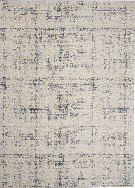 Rustic Textures Ivory/Blue