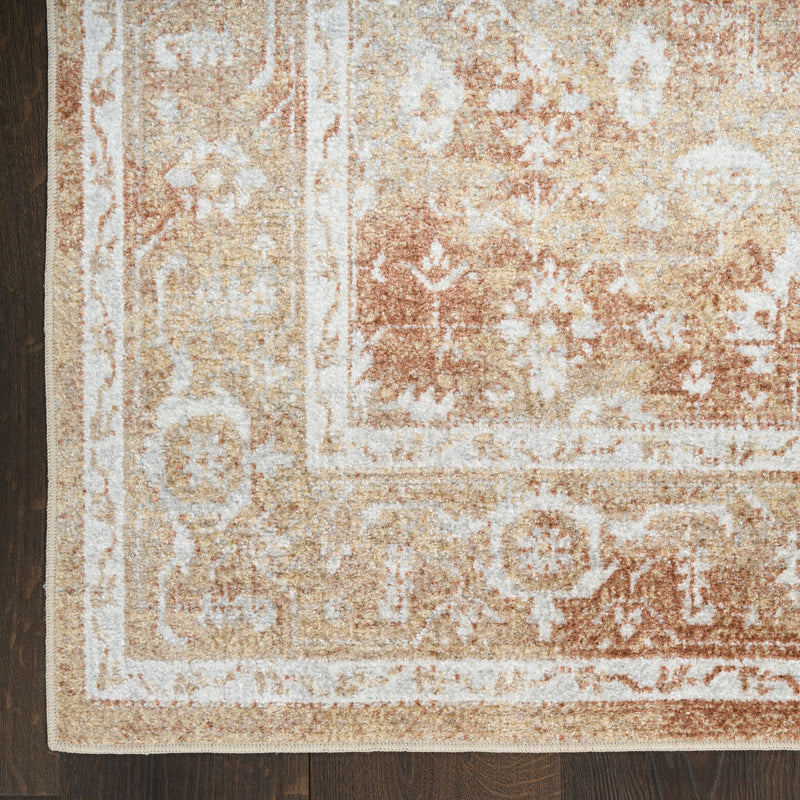Astra Machine Washable Rust Multicolor