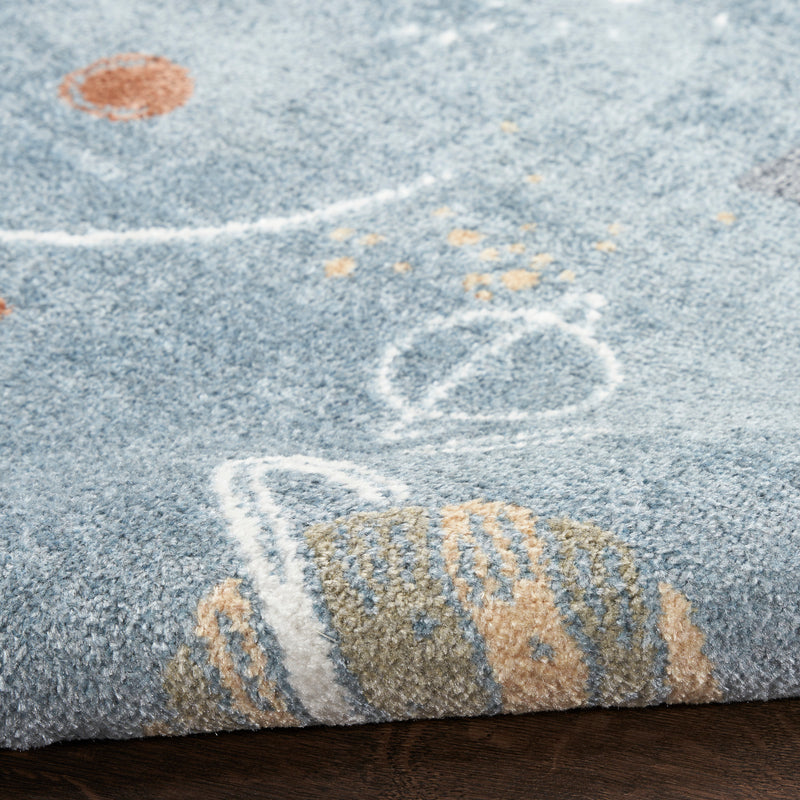 Astra Machine Washable Blue Multicolor