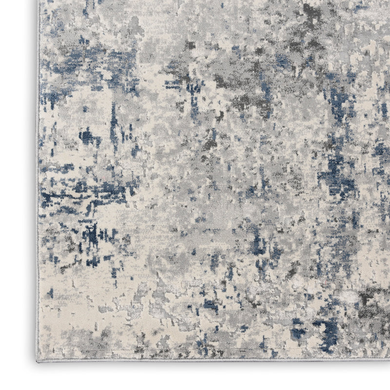 Rustic Textures Ivory Grey Blue