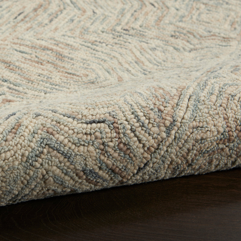 Interlock Blue Ivory