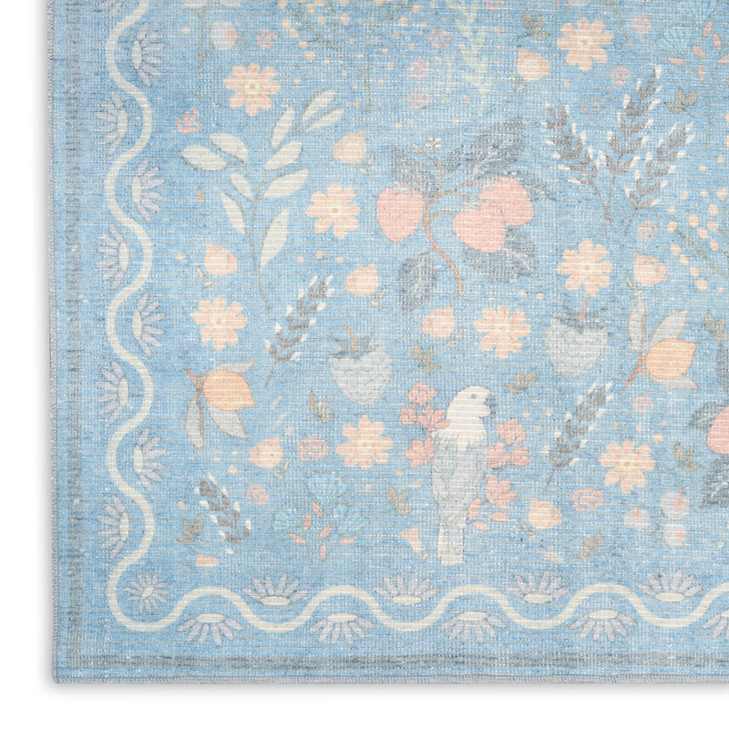 Botanical Washables Light Blue Multicolor