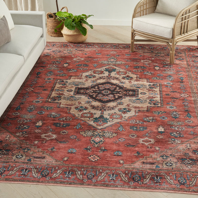Grand Washables Rust Multicolor