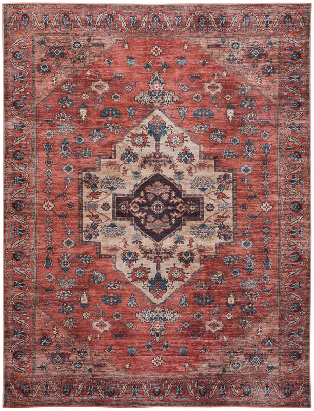 Grand Washables Rust Multicolor