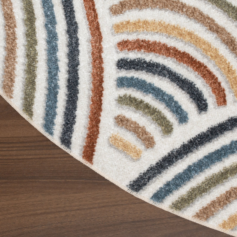 Astra Machine Washable Ivory Multicolor (ASW08)