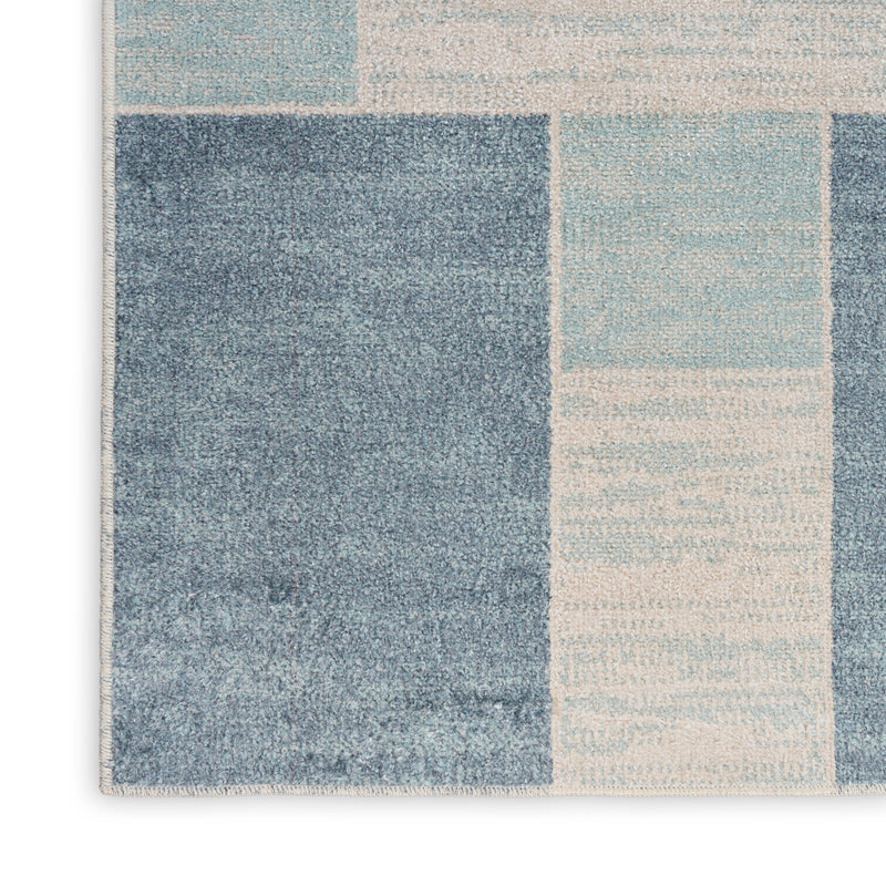 Astra Machine Washable Blue Ivory (ASW09)
