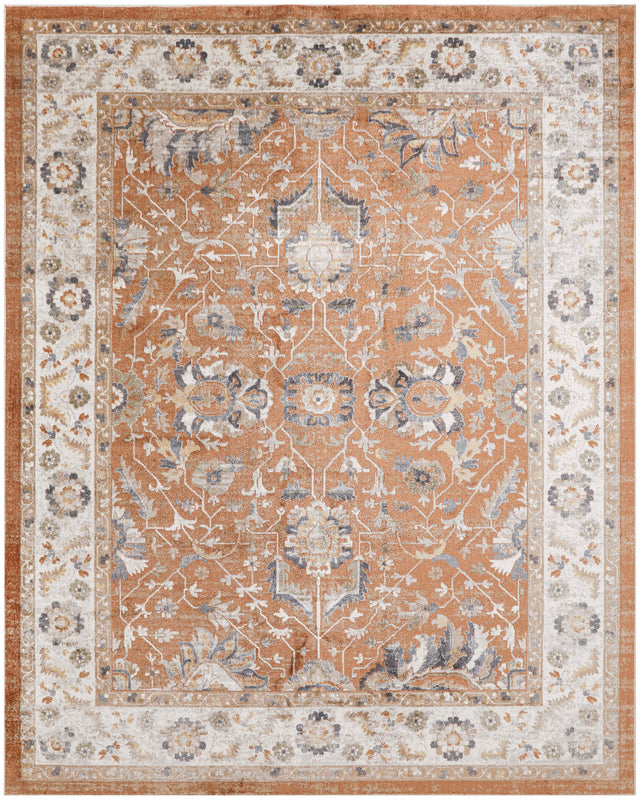 Astra Machine Washable Rust Ivory