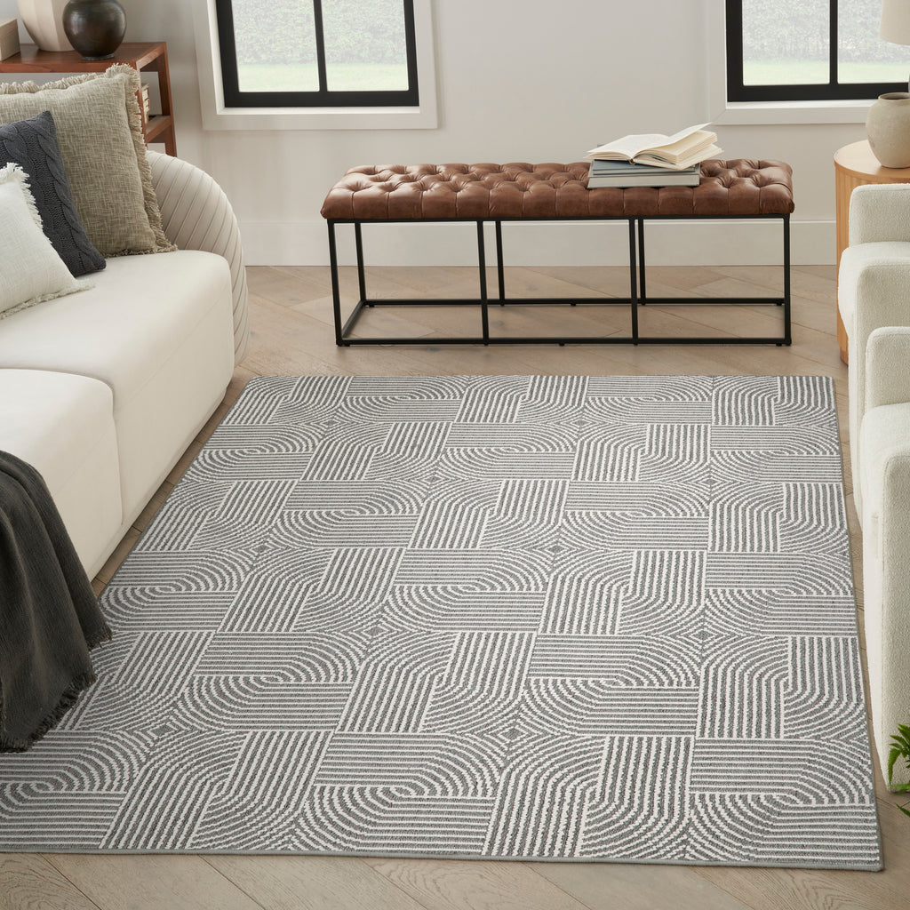 Natural Texture Charcoal Ivory