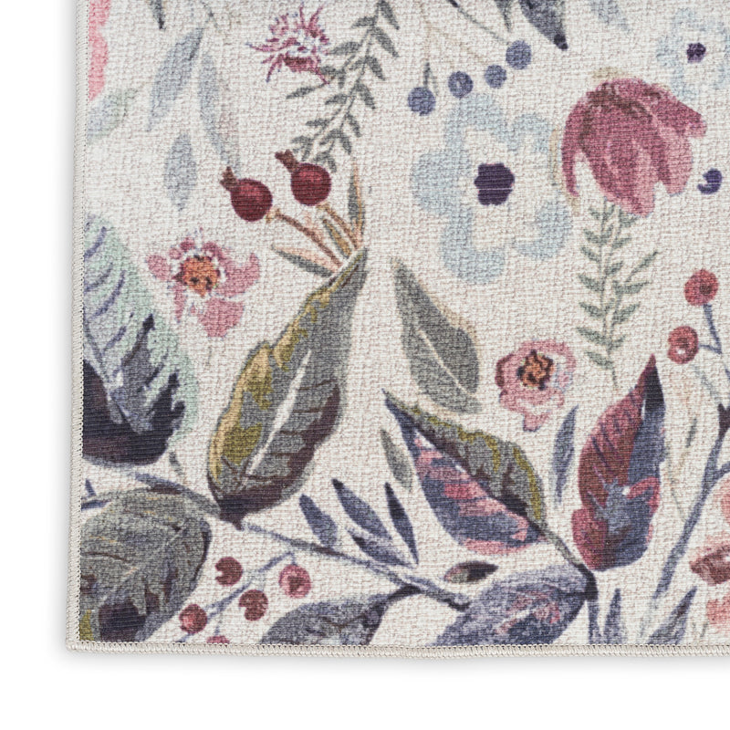 Nourison Washables Ivory Pink