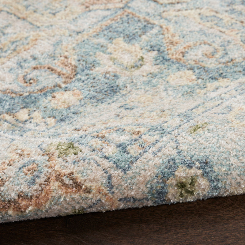 Astra Machine Washable Beige Blue