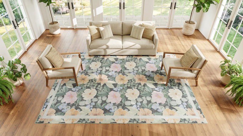Botanical Washables Charcoal Multicolor (BOT01)
