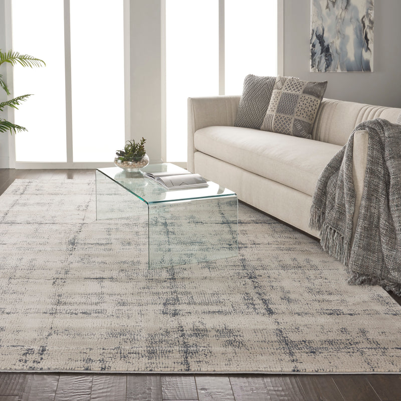Rustic Textures Ivory/Blue