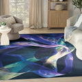 Nourison Washables Blue Multicolor