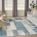 Astra Machine Washable Blue Ivory (ASW09)