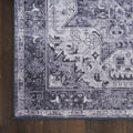 Nourison Washables Charcoal Grey