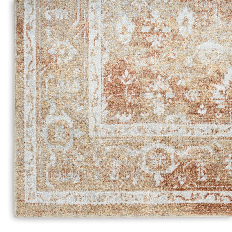 Astra Machine Washable Rust Multicolor