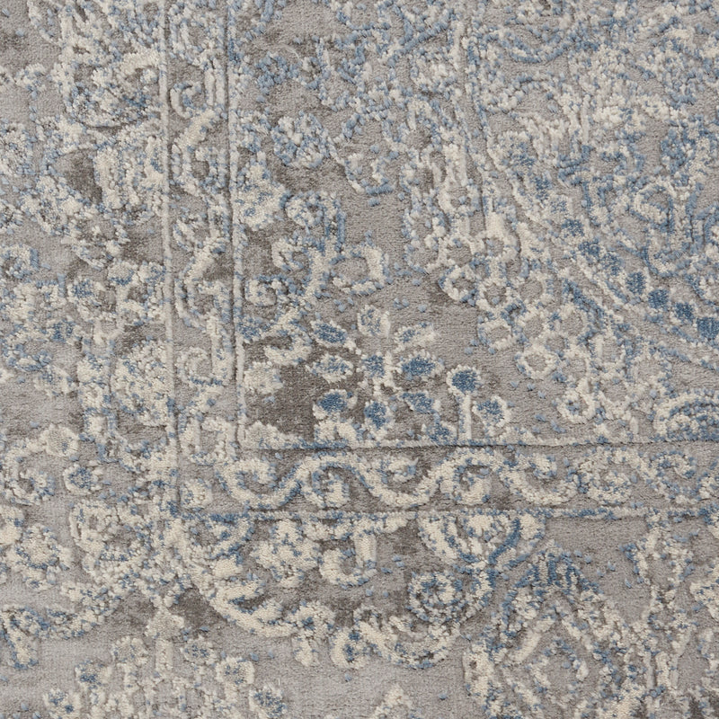 Rustic Textures Ivory Light Blue