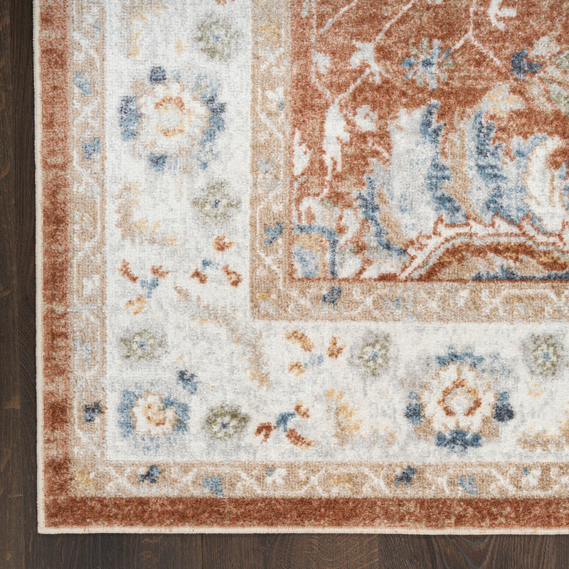Astra Machine Washable Rust Ivory