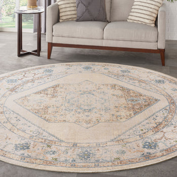 Astra Machine Washable Ivory Blue (ASW13)