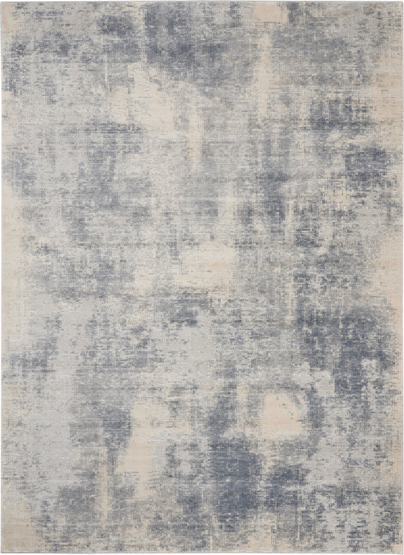 Rustic Textures Blue Ivory