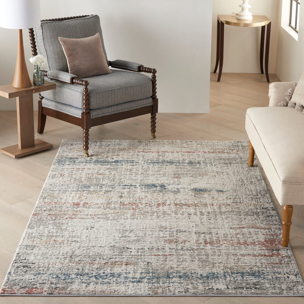Rustic Textures Light Grey Multi
