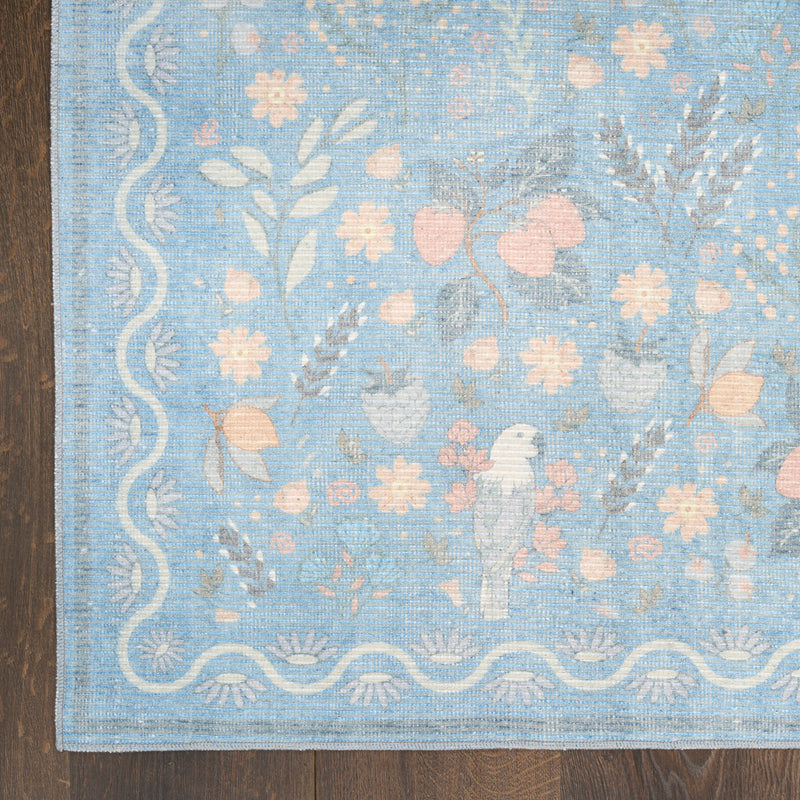 Botanical Washables Light Blue Multicolor