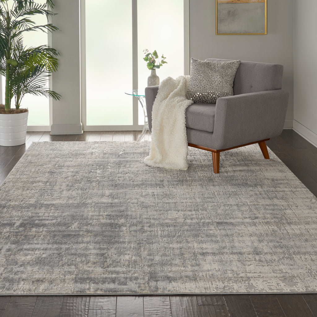 Rustic Textures Ivory/Silver