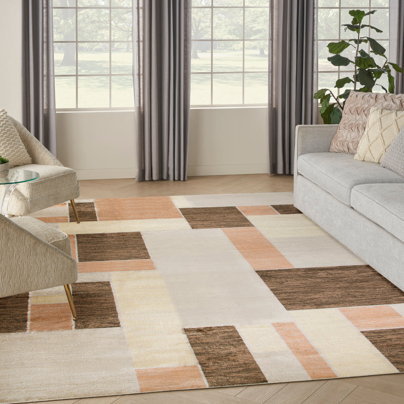 Astra Machine Washable Beige Multicolor