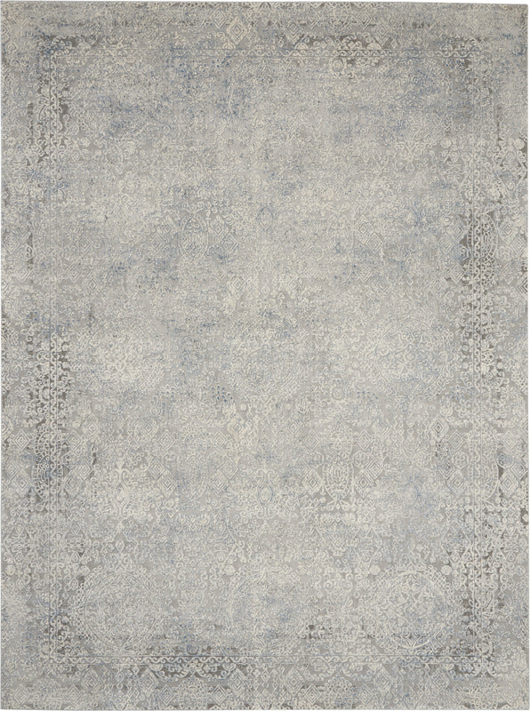 Rustic Textures Ivory Light Blue