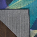 Nourison Washables Blue Multicolor