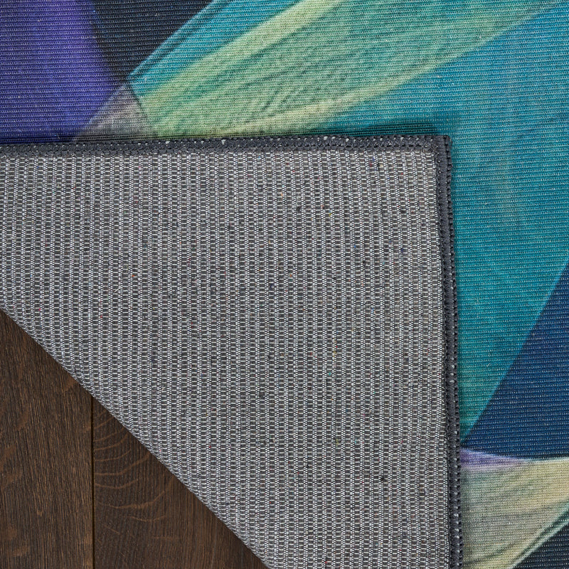 Nourison Washables Blue Multicolor