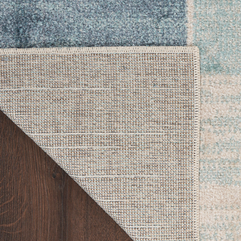 Astra Machine Washable Blue Ivory (ASW09)