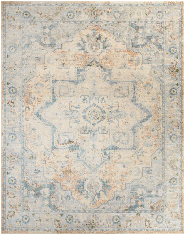 Astra Machine Washable Beige Blue