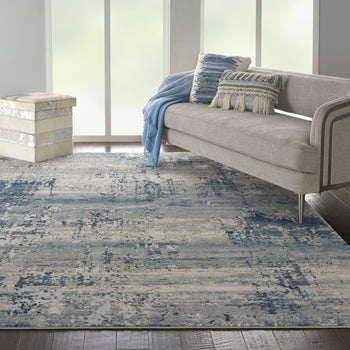 Rustic Textures Ivory Blue