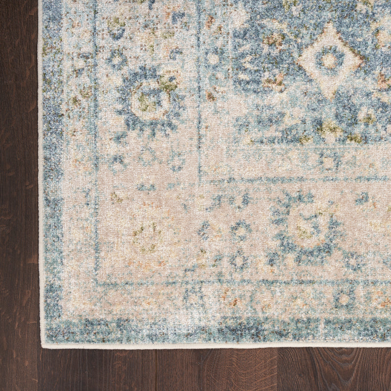 Astra Machine Washable Teal Beige