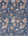 Nourison Washables Navy Multicolor