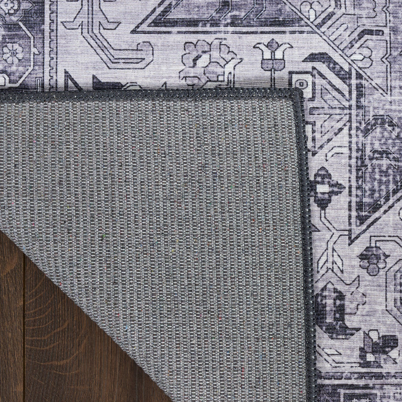 Nourison Washables Charcoal Grey