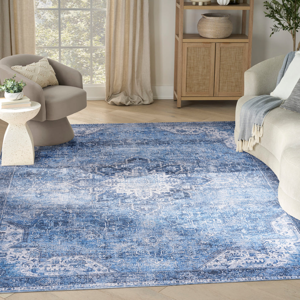 Nourison Washables Blue (NWB15)