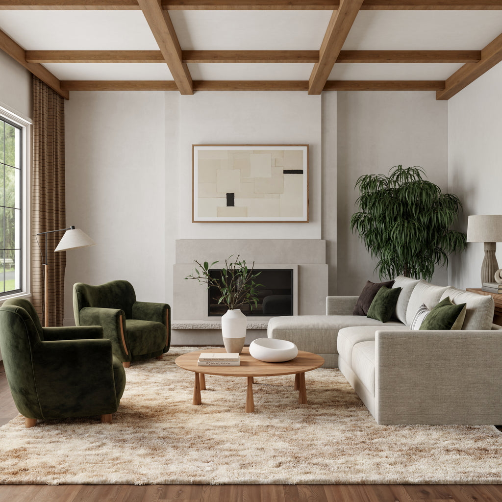 Dreamy Shag Ivory Dark Beige