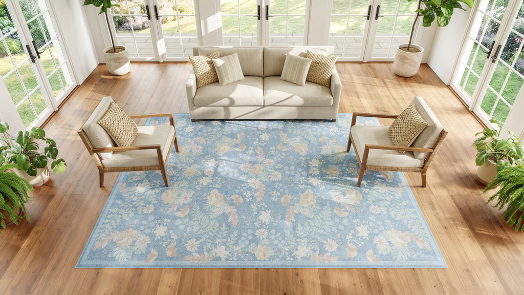 Botanical Washables Blue Multicolor (BOT02)