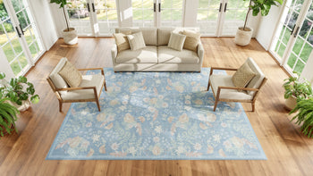 Botanical Washables Blue Multicolor (BOT02)
