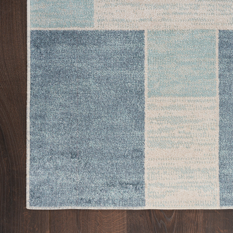 Astra Machine Washable Blue Ivory (ASW09)